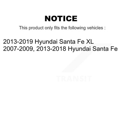 Kit d'étrier de frein avant gauche droit côté passager pour Hyundai Santa Fe X