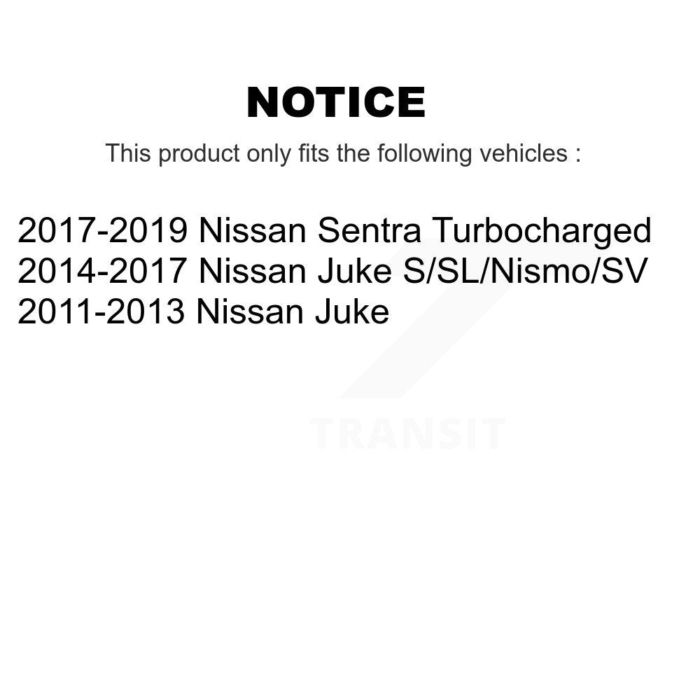 Kit d'étrier de frein avant gauche droit côté passager pour Nissan Sentra Juke
