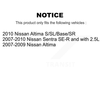 Kit d'étrier de frein avant gauche droite (passager conducteur) pour Nissan Altima Sentra