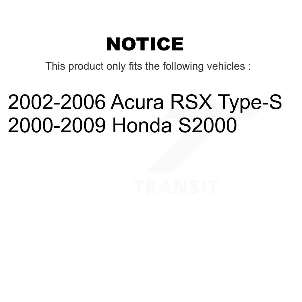 Kit d'étrier de frein avant gauche droite (passager conducteur) pour Acura RSX Honda S2000