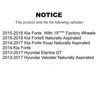 Kit d'étrier de frein avant, pour Kia Hyundai Forte Elantra GT Veloster Forte5 koup