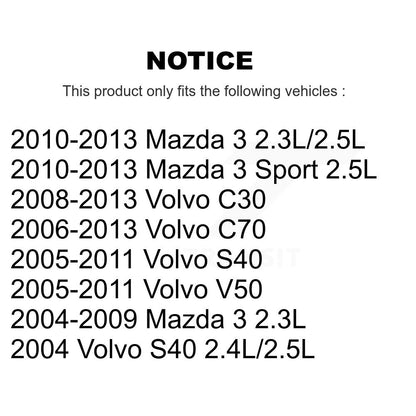 Kit d'étrier de frein arrière côté gauche droit, pour Mazda 3 Volvo S40 C30 V50 C70 Sport