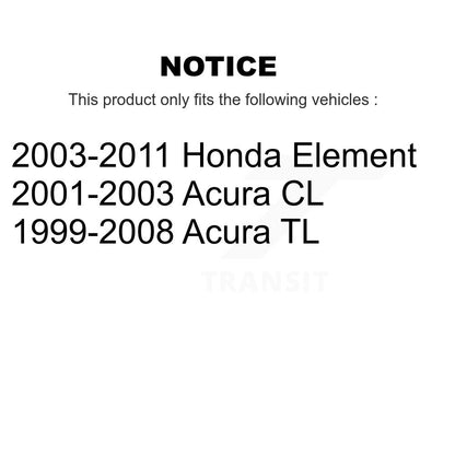 Étrier de frein arrière, Kit de passager conducteur gauche droit pour Acura TL Honda Element C