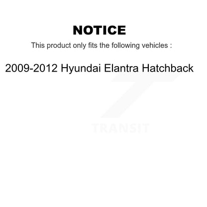 Kit d'étrier de frein arrière gauche droit pour Hyundai Elantra Hatchback 2009 – 2012