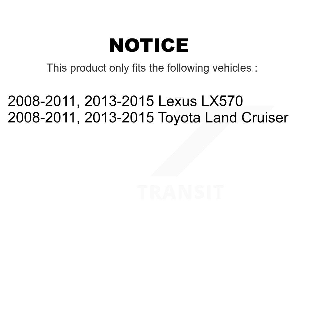 Kit d'étrier de frein à disque arrière, côté gauche droit, pour Lexus LX570 Toyota Land Cruiser