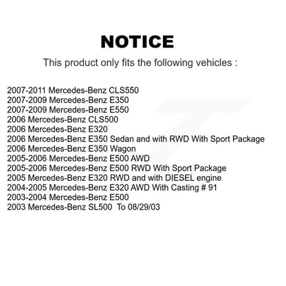 Kit d'étrier de frein arrière, pour mercedes-benz E350 E320 E500 SL500 CLS550 CLS500 E55
