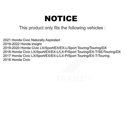 Kit d'étrier de frein arrière gauche droit côté passager pour Honda Civic Insight