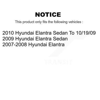 Kit d'étrier de frein arrière côté gauche droit (passager conducteur) pour Hyundai Elantra
