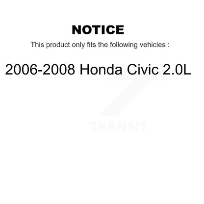 Kit d'étrier de frein à disque avant et arrière, côté gauche droit, pour Honda Civic 2006 2008 2.0