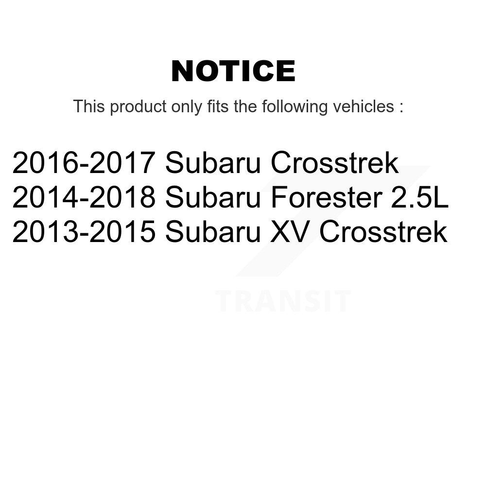 Kit d'étrier de frein avant et arrière, côté gauche droit, pour Subaru Forester XV Crosstrek