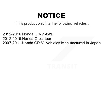 Étrier de frein à disque avant et arrière, Kit côté gauche droit pour Honda CR-V Crosstour