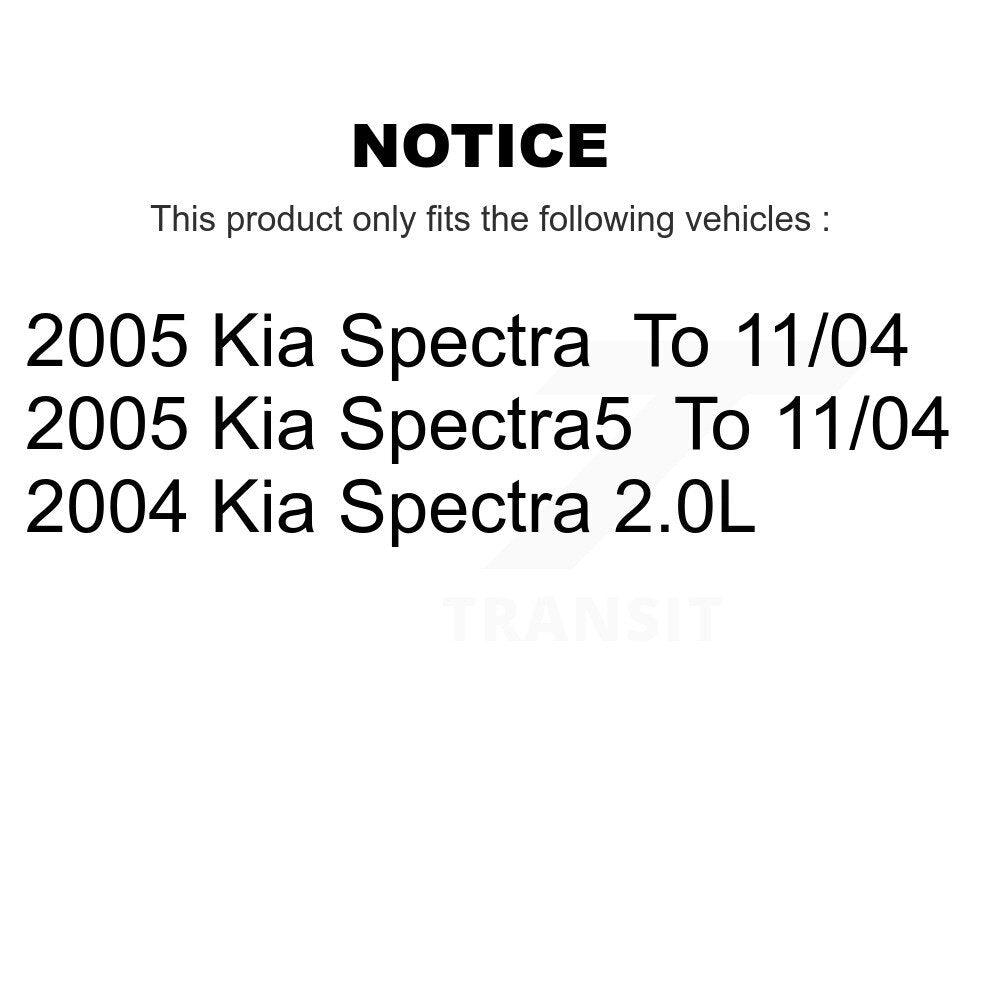 Étrier de frein à disque avant et arrière, Kit côté gauche droit pour Kia Spectra Spectra5