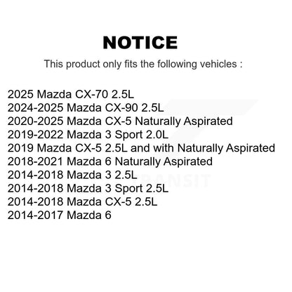 Courroie serpentine de pompe à eau, pour Mazda CX-5 3 CX-30 Sport 6 KBR-3PK814EE