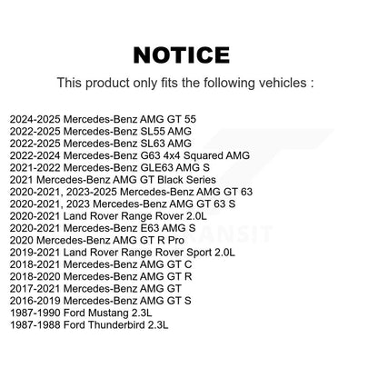 Courroie serpentine pour Land Rover Ford Mustang Range Sport Mercedes-Benz GLE63 AMG