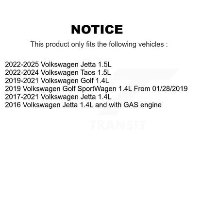 Courroie serpentine d'entraînement principal pour Volkswagen Jetta Golf SportWagen KBR-5060396