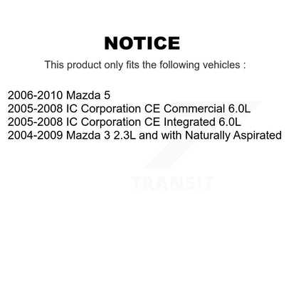 Ceinture serpentine pour Mazda 3 5 IC Corporation CE intégré Commercial