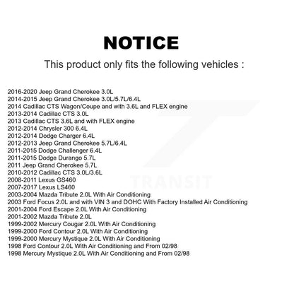 Courroie serpentine pour Jeep Grand Cherokee Dodge Ford Chrysler 300 Durango Cadilla