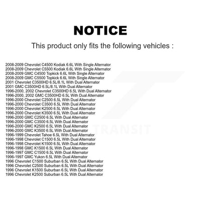 Courroie serpentine pour Chevrolet GMC K1500 C1500 K2500 K3500 C2500 Tahoe C3500
