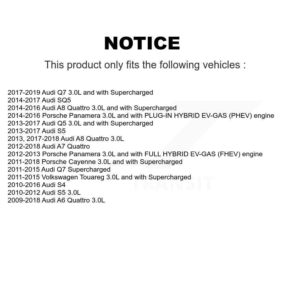 Courroie serpentine de compresseur, pour Audi Q5 Q7 Porsche Cayenne Volkswagen Touareg