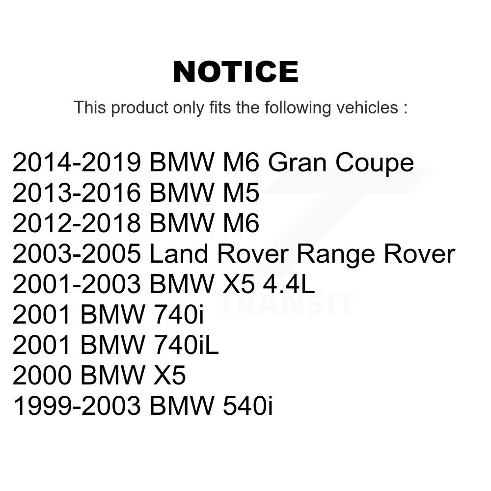 Courroie serpentine pour BMW X5 540i M5 Land Rover Range M6 740i Gran Coupé 740iL