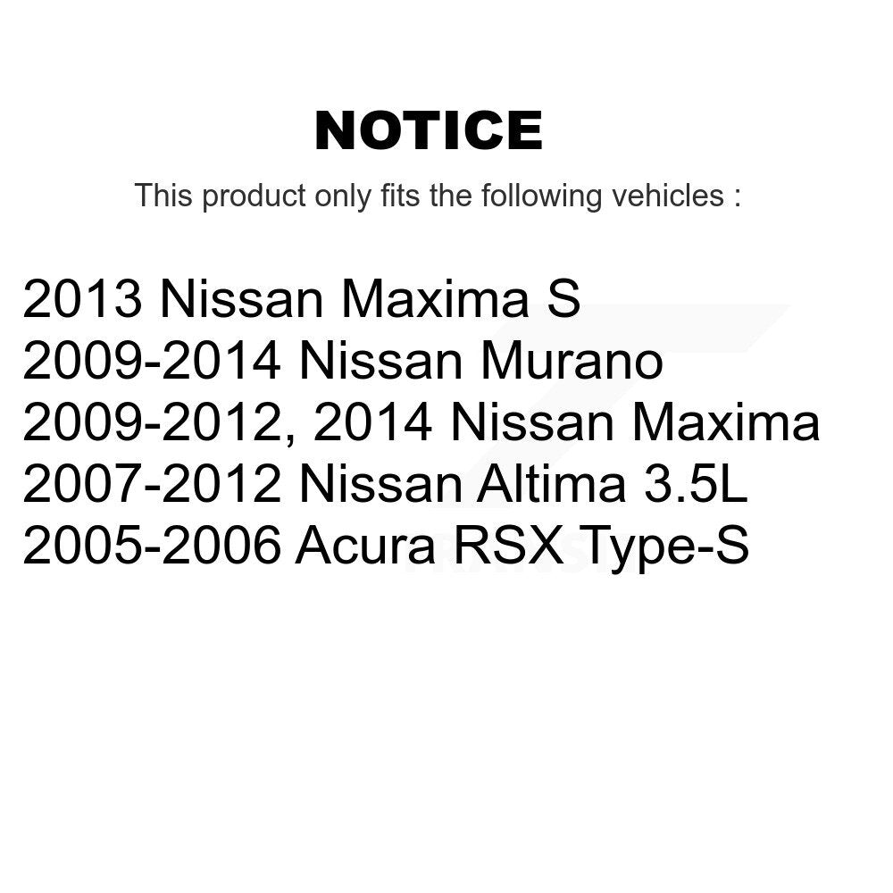 Courroie serpentine d'entraînement principal pour Nissan Altima Murano Maxima Acura RSX KBR-507067