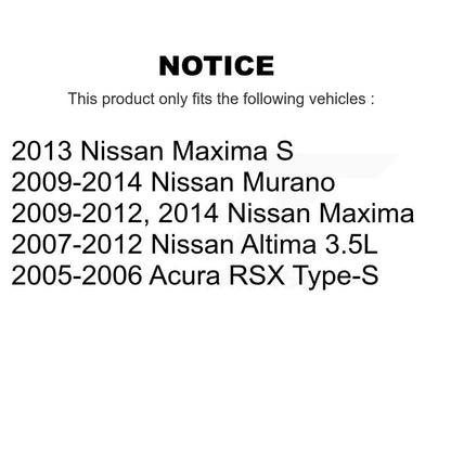 Courroie serpentine d'entraînement principal pour Nissan Altima Murano Maxima Acura RSX KBR-507067