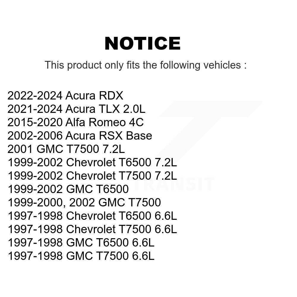 Courroie serpentine d'entraînement principal pour Acura RSX GMC Chevrolet T7500 T6500 KBR-5070680
