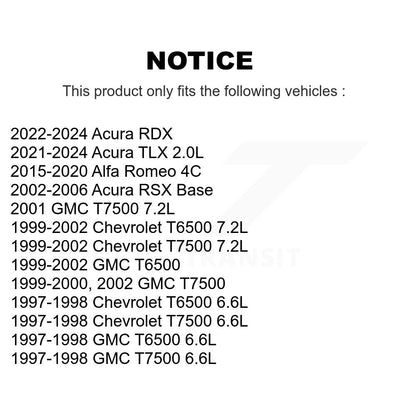 Courroie serpentine d'entraînement principal pour Acura RSX GMC Chevrolet T7500 T6500 KBR-5070680