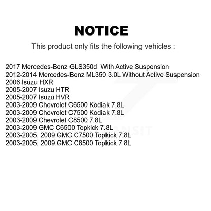 Courroie Serpentine pour Mercedes-Benz ML350 GMC Isuzu Chevrolet HXR HTR HVR C8500