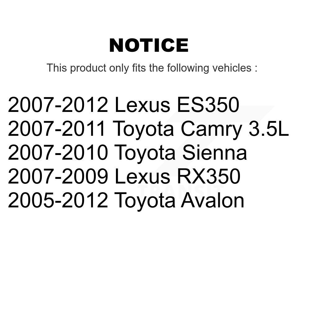 Courroie serpentine pour Toyota Camry Lexus Sienna ES350 RX350 Avalon KBR-5070825