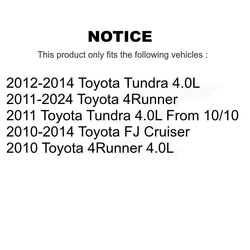 Courroie serpentine d'entraînement principal pour Toyota 4Runner Tundra FJ Cruiser KBR-5070846