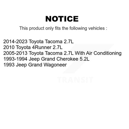 Courroie serpentine d'entraînement principal, pour Toyota Tacoma 4Runner Jeep Grand Cherokee