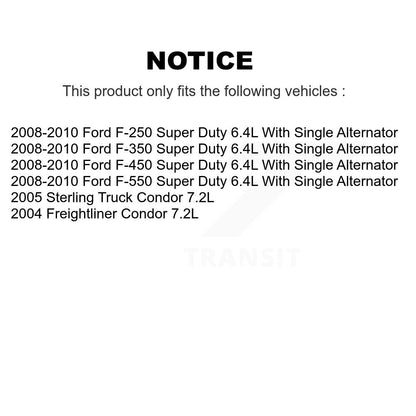 Courroie serpentine pour Ford F-350 Super Duty F-250 F-550 Freightliner Sterling