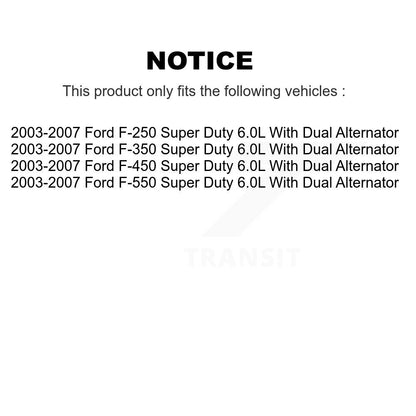 Courroie serpentine d'entraînement principal, pour Ford F-350 Super Duty F-250 F-550 F-450 6,0 l
