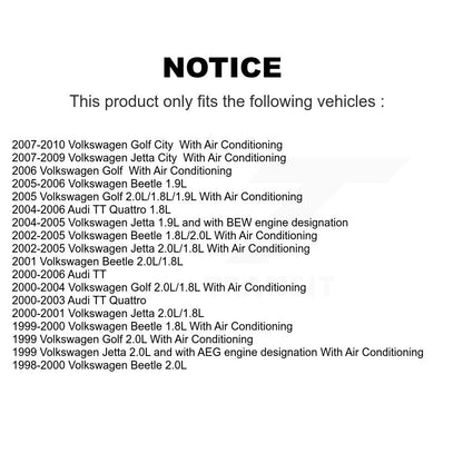 Courroie serpentine pour Volkswagen Jetta Golf City Beetle Audi TT Quattro