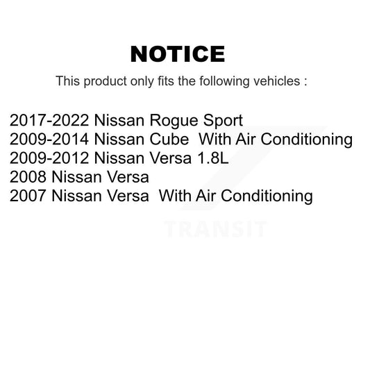 Courroie serpentine d'entraînement principal pour Nissan Versa Rogue Sport Cube KBR-A060475