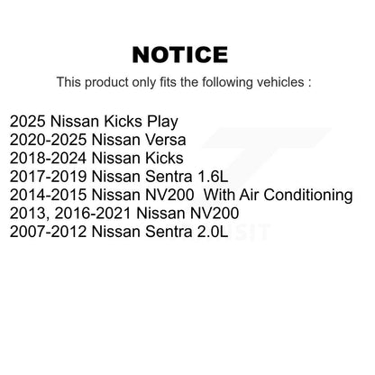 Courroie serpentine d'entraînement principal pour Nissan Sentra kick NV200 Versa KBR-A060477