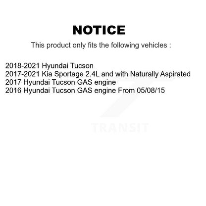Kit de Rotor d'étrier de frein à disque avant et de plaquettes en céramique, pour Hyundai Tucson Kia Sportag