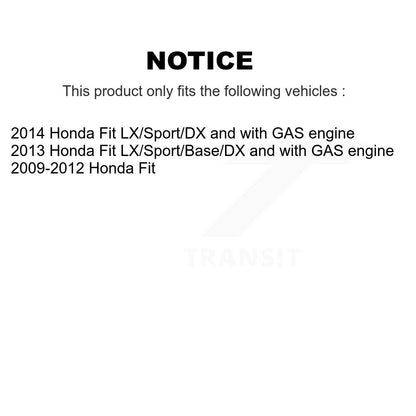 Kit de rotors d'étrier de frein à disque avant et de plaquettes en céramique pour Honda Fit KC8-100252C