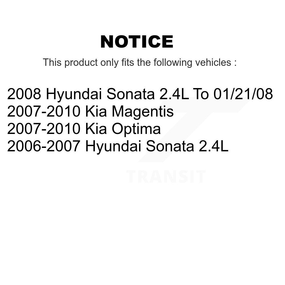 Kit de plaquettes en céramique pour Rotors d'étrier de frein arrière, pour Hyundai Sonata Kia Optima Magenti