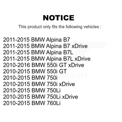 Rotors d'étrier de frein arrière et Kit de plaquettes en céramique, pour BMW 750i xDrive 750Li 550i GT B