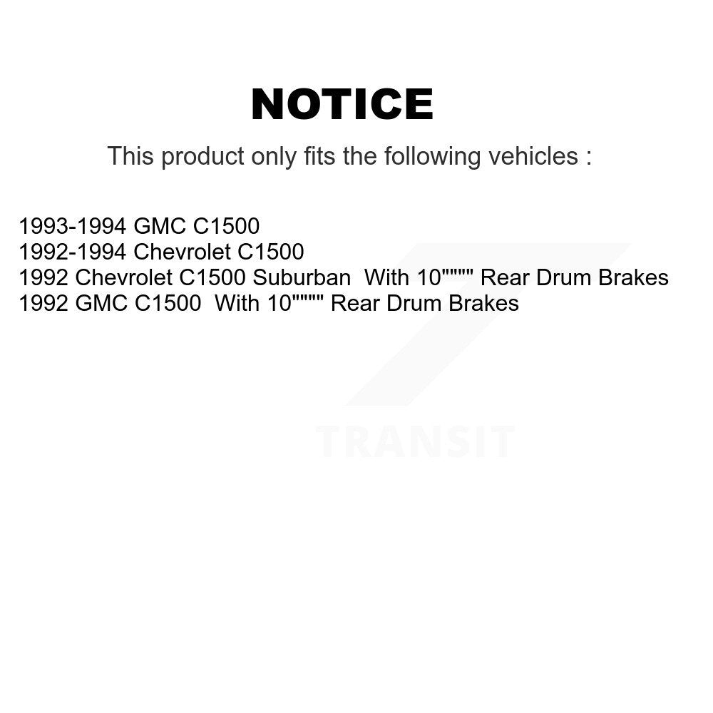Kit de plaquettes en céramique pour étriers de frein à disque avant, pour Chevrolet GMC Suburba C1500