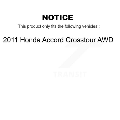 Kit de plaquettes en céramique pour Rotor d'étrier de frein avant et arrière (10 pièces) pour Honda Accord Crosstou