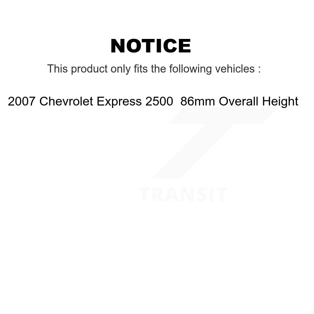 Kit de plaquettes en céramique pour étrier de frein avant et arrière, 10 pièces, pour Chevrolet Express 250