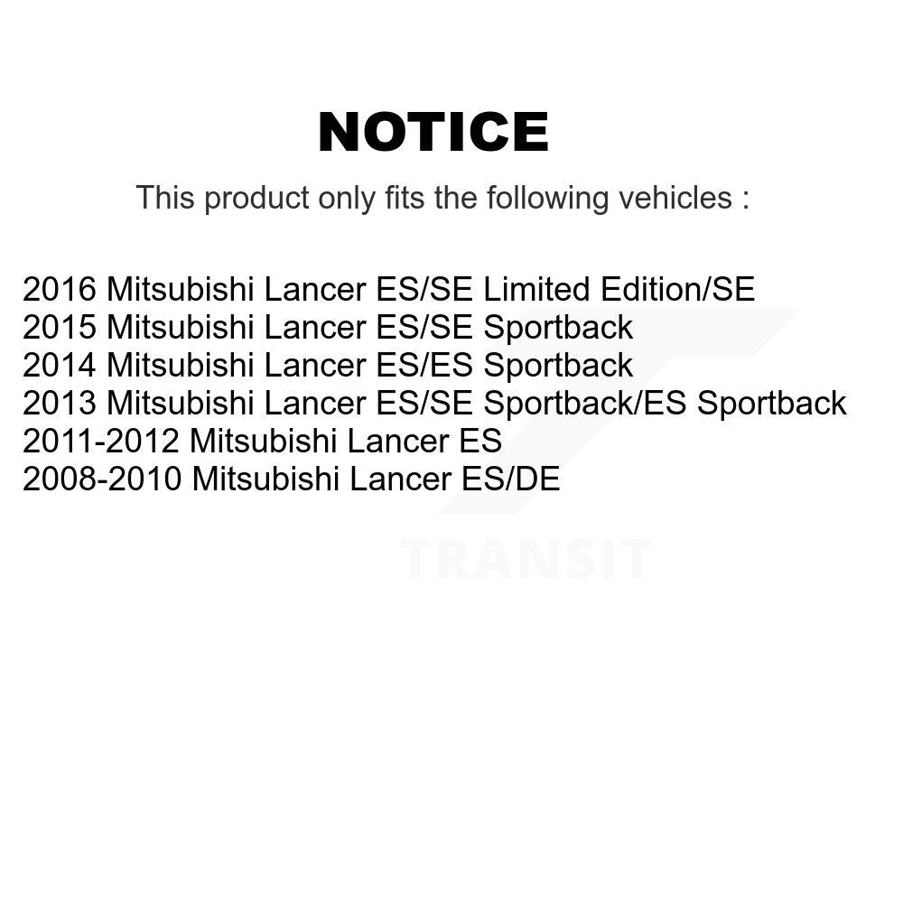 Kit de plaquettes en céramique pour étrier de frein à disque avant et arrière, 10 pièces, pour Mitsubishi Lance