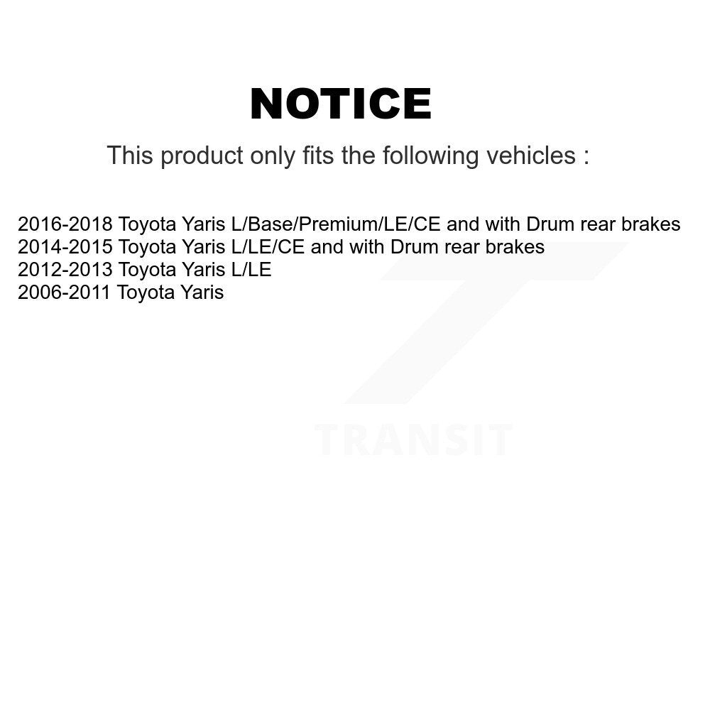Kit de plaquettes semi-métalliques de Rotor de fente de foret d'étrier de manteau de frein avant pour Toyota Yari