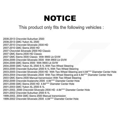 Kit de plaquettes semi-métalliques de Rotor de fente de forage d'étrier de frein arrière pour GMC Chevrolet 250