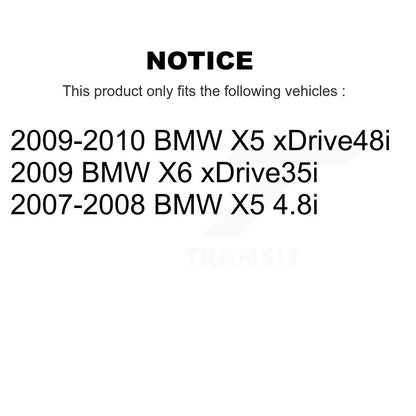 Kit de plaquettes de frein à disque en céramique et capteurs d'usure avant et arrière, pour BMW X5 X6 KCW-10001