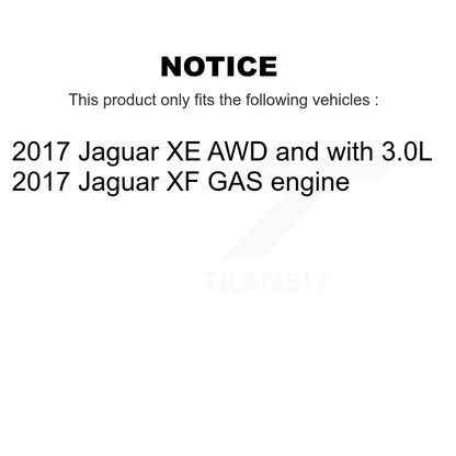 Kit de plaquettes de frein à disque en céramique et de capteurs d'usure avant et arrière, pour Jaguar XE XF 2017
