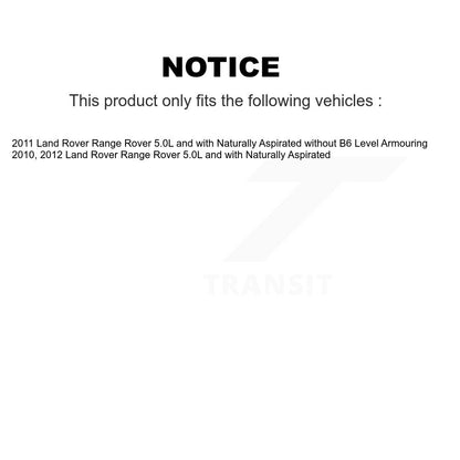 Kit de plaquettes de frein à disque en céramique et de capteurs d'usure avant et arrière, pour Land Rover Range